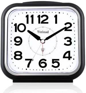 5.5" Large No Ticking Analog Alarm Clock,Silent Readable for Seniors,Easy to Set,Gradual Rise Alarm,Big Numbers,Gentle Wake,Snooze, Lighted on Demand,Battery Operated(Black-B) 5.5" Large No Ticking Analog Alarm Clock,Silent Readable for Seniors,Easy to Set,Gradual Rise Alarm,Big Numbers,Gentle Wake,Snooze, Lighted on Demand,Battery Operated(Black-B)