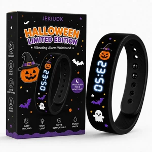 Vibrating Alarm Wristband Silent Wearable Watch Digital Clock for Heavy and Deep Sleepers Adults Deaf Hearing Impaired Men Women Wake Up Bracelet Fitness Reminder Multifunctional Vibrating Alarm Wristband Silent Wearable Watch Digital Clock for Heavy and Deep Sleepers Adults Deaf Hearing Impaired Men Women Wake Up Bracelet Fitness Reminder Multifunctional