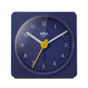 Classic Travel Analogue Clock, Compact Size, Quiet Quartz Movement, Crescendo Beep Alarm in Blue, Model BC02BL, One Classic Travel Analogue Clock, Compact Size, Quiet Quartz Movement, Crescendo Beep Alarm in Blue, Model BC02BL, One