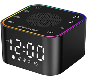 2-in-1 Sound Machine Alarm Clock: 30 Non-Looping Sounds, Compact | Block Outside Noise for Sleep & Focus, 30 Adjustable Volume, Dimmable Nightlight & Display Brightness, 10-480 Min Timer 2-in-1 Sound Machine Alarm Clock: 30 Non-Looping Sounds, Compact | Block Outside Noise for Sleep & Focus, 30 Adjustable Volume, Dimmable Nightlight & Display Brightness, 10-480 Min Timer