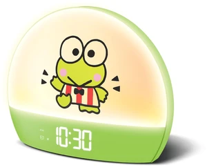 Keroppi Sunrise Alarm Clock for Kids, USB Powered Digital Alarm Clock with Night Light, 6 Color Modes, RGB Light, Time Date and Temperature Display, Bedside Table Clock for Bedroom Decor Keroppi Sunrise Alarm Clock for Kids, USB Powered Digital Alarm Clock with Night Light, 6 Color Modes, RGB Light, Time Date and Temperature Display, Bedside Table Clock for Bedroom Decor