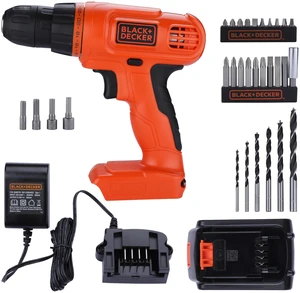 20V MAX POWERCONNECT Power Drill Cordless Drill Driver Electric Screwdriver with 30 Piece Bit Set and Drivers Kit, Battery and Charger Included (LD120VA) 20V MAX POWERCONNECT Power Drill Cordless Drill Driver Electric Screwdriver with 30 Piece Bit Set and Drivers Kit, Battery and Charger Included (LD120VA)
