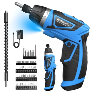 8V Cordless Screwdriver,10+1 Precision Torque Electric Screwdriver Max10N·m | Upgraded 2000 mAh Rechargeable Screw Gun with 50-Piece Kit,180° Pivoting Handle,Flexible Shaft,LED Light,Gift for DIY&Home 8V Cordless Screwdriver,10+1 Precision Torque Electric Screwdriver Max10N·m | Upgraded 2000 mAh Rechargeable Screw Gun with 50-Piece Kit,180° Pivoting Handle,Flexible Shaft,LED Light,Gift for DIY&Home