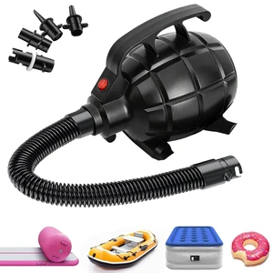 Electric Air Pump for Inflatable Tumbling Track Mat with 4 Nozzles, AC 110-120V Quick-Fill Inflator, Air Pump for Gymnastics/Flooring/Tumbling/Yoga/Taekwondo/Exercise Gym Fitness Mat Electric Air Pump for Inflatable Tumbling Track Mat with 4 Nozzles, AC 110-120V Quick-Fill Inflator, Air Pump for Gymnastics/Flooring/Tumbling/Yoga/Taekwondo/Exercise Gym Fitness Mat