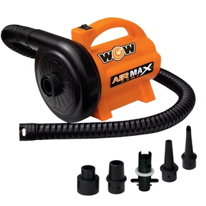 120V AC Electric Pump - 600 L/min Air Inflator - 5 Adapters | A 120V AC air pump for towables, pool floats, and air mattresses. 600 L/min; adapters for Boston, pinch, and standard valves. 120V AC Electric Pump - 600 L/min Air Inflator - 5 Adapters | A 120V AC air pump for towables, pool floats, and air mattresses. 600 L/min; adapters for Boston, pinch, and standard valves.