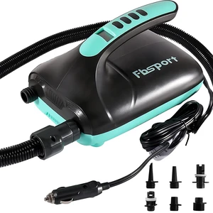 Electric Paddle Board Pump, 20PSI SUP Air Pump with Inflation & Deflation Functions & 12V DC Car Connector, Portable Quick Inflator for Inflatable Paddleboard, Kayaks, Boats and Air Mattresses Electric Paddle Board Pump, 20PSI SUP Air Pump with Inflation & Deflation Functions & 12V DC Car Connector, Portable Quick Inflator for Inflatable Paddleboard, Kayaks, Boats and Air Mattresses