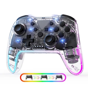 Wireless Pro Ergonomic Controller for Switch/PC/iOS/Andorid | Compatible with Lite/OLED/. 7-Color RGB Lighting, Turbo/Vibration Adjustment, 10H Battery life, One-Key Wake-Up. Wireless Pro Ergonomic Controller for Switch/PC/iOS/Andorid | Compatible with Lite/OLED/. 7-Color RGB Lighting, Turbo/Vibration Adjustment, 10H Battery life, One-Key Wake-Up.