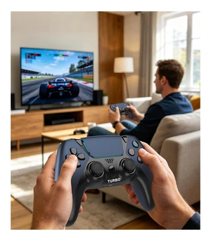 Alternative for Luna Controller Fire TV, Compatible with Fire Stick Cube, Wireless Gamepad with No Drift Joysticks, 2 Back Buttons Turbo, 6-Axis Gyro,Dual Vibration, Midnight Blue Black Alternative for Luna Controller Fire TV, Compatible with Fire Stick Cube, Wireless Gamepad with No Drift Joysticks, 2 Back Buttons Turbo, 6-Axis Gyro,Dual Vibration, Midnight Blue Black