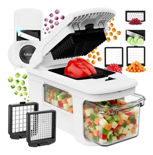 Pro XL Vegetable Chopper & Mandoline Slicer, All-in-1 Kitchen Tool | Multi-Blade XL Food Chopper, 8-Cup Pull-Out Catch Tray, Veggie & Fruit Slicer, Dicer, Grater, Dishwasher Safe Kitchen Gadgets Pro XL Vegetable Chopper & Mandoline Slicer, All-in-1 Kitchen Tool | Multi-Blade XL Food Chopper, 8-Cup Pull-Out Catch Tray, Veggie & Fruit Slicer, Dicer, Grater, Dishwasher Safe Kitchen Gadgets