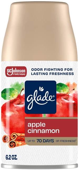 Automatic Spray Refill, Air Freshener for Home and Bathroom, Apple Cinnamon, 6.2 Oz Automatic Spray Refill, Air Freshener for Home and Bathroom, Apple Cinnamon, 6.2 Oz