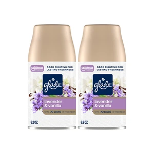 Automatic Spray Refill, Air Freshener for Home and Bathroom, Lavender & Vanilla, 6.2 Oz, 2 Count Automatic Spray Refill, Air Freshener for Home and Bathroom, Lavender & Vanilla, 6.2 Oz, 2 Count
