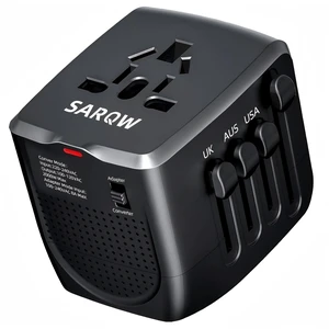 Travel Converter Adapter Voltage Converter that Steps Down 220 Volts to 110 Volts for use in Over 200 Countries,Including The U.S., U.K., Europe, and Australia (Black) Travel Converter Adapter Voltage Converter that Steps Down 220 Volts to 110 Volts for use in Over 200 Countries,Including The U.S., U.K., Europe, and Australia (Black)