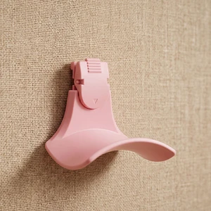 Fabric Wall Headphone Stand for Cubicle Accessories, Pink 1 Pack Fabric Wall Headphone Stand for Cubicle Accessories, Pink 1 Pack