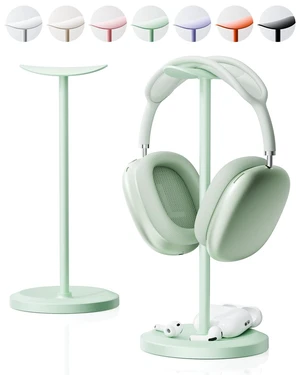 Headphone Stand, Desktop Headset Holder, Green | Earphone Stand, Gaming Headphone Hanger, Enlarged Headrest Heavy Base, Office Desk Accessories for All Headphones Size Headphone Stand, Desktop Headset Holder, Green | Earphone Stand, Gaming Headphone Hanger, Enlarged Headrest Heavy Base, Office Desk Accessories for All Headphones Size