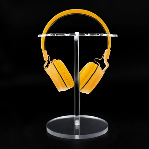 Clear Acrylic Headphone Stand with Patterned Base Universal Holder for AirPods Max, Gaming & Wireless Headphones Space-Saving Desk Organizer for Home & Gaming Setup (Pure Transparency) Clear Acrylic Headphone Stand with Patterned Base Universal Holder for AirPods Max, Gaming & Wireless Headphones Space-Saving Desk Organizer for Home & Gaming Setup (Pure Transparency)