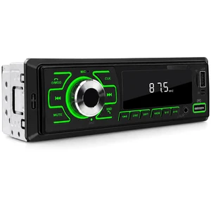 Single Din Car Stereo Dual Bluetooth 5.1 FM Radio Car MP3 Player with APP Car Locator, USB Fast Charging, 7 Color Backlight, AUX/TF/USB Input, Audio Copy, Subwoofer Output for Universal Car Upgrade Single Din Car Stereo Dual Bluetooth 5.1 FM Radio Car MP3 Player with APP Car Locator, USB Fast Charging, 7 Color Backlight, AUX/TF/USB Input, Audio Copy, Subwoofer Output for Universal Car Upgrade