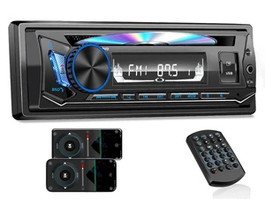 Single Din Car Stereo with CD Player FM AM Car Radio Bluetooth USB 240W | Car Radio Bluetooth DVD hands-free with RCA/FALC/EQ/SD/AUX/Knob/7 Colors Digital Stereo Receiver Spotify APP Remote Control Single Din Car Stereo with CD Player FM AM Car Radio Bluetooth USB 240W | Car Radio Bluetooth DVD hands-free with RCA/FALC/EQ/SD/AUX/Knob/7 Colors Digital Stereo Receiver Spotify APP Remote Control