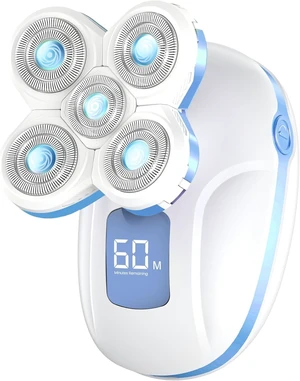 Electric Razors for Women Legs, Painless Lady Shaver for Sensitive Blue | Rechargeable Rotary Shaver for Legs Bikini Hair Removal, Wet/Dry Body Razor, Cordless Womens Trimmer for Grooming Electric Razors for Women Legs, Painless Lady Shaver for Sensitive Blue | Rechargeable Rotary Shaver for Legs Bikini Hair Removal, Wet/Dry Body Razor, Cordless Womens Trimmer for Grooming