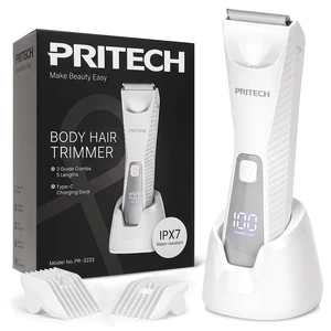 Manscape Pubic Hair Trimmer Women - Waterproof Bikini Trimmer for Women, Ceramic Blade Shavers Electric Razors for Men with USB-C Charging, Wet/Dry Use, Grooming Kits, Gifts, White Manscape Pubic Hair Trimmer Women - Waterproof Bikini Trimmer for Women, Ceramic Blade Shavers Electric Razors for Men with USB-C Charging, Wet/Dry Use, Grooming Kits, Gifts, White