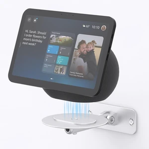 Adjustable Wall Mount for Echo Show 11 & Echo Show 8 4th Gen, Swivel and Tilt Adjustment, Space-Saving Smart Display Aluminum Bracket with Cable Management, Drilling Installation (Silver) Adjustable Wall Mount for Echo Show 11 & Echo Show 8 4th Gen, Swivel and Tilt Adjustment, Space-Saving Smart Display Aluminum Bracket with Cable Management, Drilling Installation (Silver)