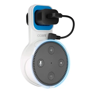 Echo Dot Wall Mount 2nd Gen, Alexa Speaker Stand, Outlet Holder, Cable Mgmt | No Drilling or Tools Needed, USB Charging Included,Nonslip Space-Saving Smart Home Organizer for Home & Office Use - White Echo Dot Wall Mount 2nd Gen, Alexa Speaker Stand, Outlet Holder, Cable Mgmt | No Drilling or Tools Needed, USB Charging Included,Nonslip Space-Saving Smart Home Organizer for Home & Office Use - White