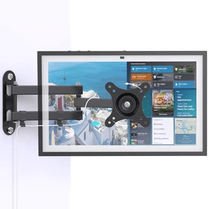 Wall Mount for Echo Show 15, Swivel & Extend up to 16", Heavy Duty | Aluminum Alloy, Easy Assembly, 10KG Capacity, Space-Saving, Portrait and Landscape Mode, Echo Show 15 Wall Mount, Black Wall Mount for Echo Show 15, Swivel & Extend up to 16", Heavy Duty | Aluminum Alloy, Easy Assembly, 10KG Capacity, Space-Saving, Portrait and Landscape Mode, Echo Show 15 Wall Mount, Black