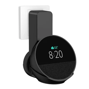 Wall Mount Holder for Echo Spot 2024 and 2026 new Model, Black | Outlet Hanger for Echo Spot 2026 new model, Space-Saving Echo Spot Accessories, Built-in Cable Management shelf(WL803) Wall Mount Holder for Echo Spot 2024 and 2026 new Model, Black | Outlet Hanger for Echo Spot 2026 new model, Space-Saving Echo Spot Accessories, Built-in Cable Management shelf(WL803)