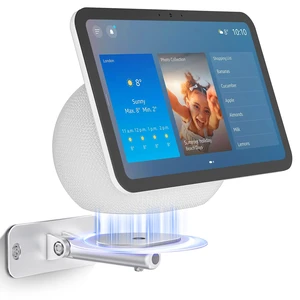 Wall Mount for Echo Show 11 and Echo Show 8 4th Generation, Swivel and Tilt Wall Bracket, Aluminum Adjustable Mount with Cable Management,Saving Space,Easy Installation (Silver) Wall Mount for Echo Show 11 and Echo Show 8 4th Generation, Swivel and Tilt Wall Bracket, Aluminum Adjustable Mount with Cable Management,Saving Space,Easy Installation (Silver)