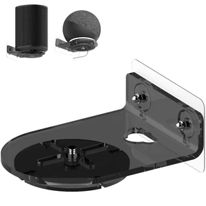 Compatible for Echo 4th Gen Shelf Wall Moun Stand,Built-in Cable Management, Compatible for sonos era100(Transparency Black) Compatible for Echo 4th Gen Shelf Wall Moun Stand,Built-in Cable Management, Compatible for sonos era100(Transparency Black)