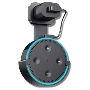 Wall Mount Holder for UK Google Mini & Dot 2 - Smart Home Outlet Wall Mount Stand for Dot 2nd Generation Speaker Holder with Charging Cord Cable, Space Saving Accessories Without Messy Wires Wall Mount Holder for UK Google Mini & Dot 2 - Smart Home Outlet Wall Mount Stand for Dot 2nd Generation Speaker Holder with Charging Cord Cable, Space Saving Accessories Without Messy Wires