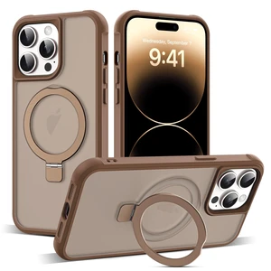 Compatible with iPhone 14 Pro Max Case with Stand,Desert Brown | iPhone 14 Pro Max Phone Case 6.7",Magnetic Ring Stand,Compatible with MagSafe,Military-Grade Protection,Great Grip Feeling Compatible with iPhone 14 Pro Max Case with Stand,Desert Brown | iPhone 14 Pro Max Phone Case 6.7",Magnetic Ring Stand,Compatible with MagSafe,Military-Grade Protection,Great Grip Feeling