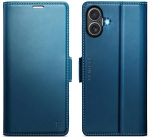 for iPhone 16 Case Wallet with Card Holder, Blue | RFID Blocking Credit Slots, Kickstand, Shockproof Folio Flip Phone Cover, PU Leather, Magnetic Closure for iPhone 16 Case Wallet with Card Holder, Blue | RFID Blocking Credit Slots, Kickstand, Shockproof Folio Flip Phone Cover, PU Leather, Magnetic Closure