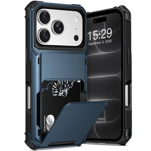 for iPhone 18 Pro Case with Card Holder 17 Pro Wallet Case for Men Women | Flip Cover Dual Layer Shockproof Hidden Card ID Slot Rugged Anti-Scratch Protective Hard Shell Cell Phone Cover for 3-5 Cards for iPhone 18 Pro Case with Card Holder 17 Pro Wallet Case for Men Women | Flip Cover Dual Layer Shockproof Hidden Card ID Slot Rugged Anti-Scratch Protective Hard Shell Cell Phone Cover for 3-5 Cards