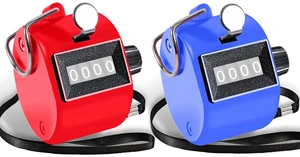 Clicker Counter Handheld Tally Counter 4-Digit Number Click Counter | Mechanical Clickers Counters, Portable Pitch Umpire Handy Tally Click Counter for Coaching, Knitting, People, Lap, Golf Clicker Counter Handheld Tally Counter 4-Digit Number Click Counter | Mechanical Clickers Counters, Portable Pitch Umpire Handy Tally Click Counter for Coaching, Knitting, People, Lap, Golf