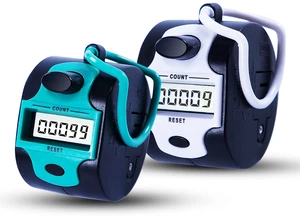 Handy Counter Click Manual Digital clicker Stitch 2pack Tally Counters Finger Mechanical Palm Handheld Pitch 5-Digit Electronic Display Click Number Counter for Row, People, Golf,Crochet,Lap&Knitting Handy Counter Click Manual Digital clicker Stitch 2pack Tally Counters Finger Mechanical Palm Handheld Pitch 5-Digit Electronic Display Click Number Counter for Row, People, Golf,Crochet,Lap&Knitting
