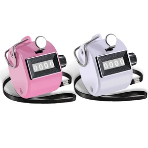 Clicker Counter Handheld Tally Counter 4-Digit Number Click Counter | Mechanical Clickers Counters, Portable Pitch Umpire Handy Tally Click Counter for Coaching, Knitting, People, Lap, Golf Clicker Counter Handheld Tally Counter 4-Digit Number Click Counter | Mechanical Clickers Counters, Portable Pitch Umpire Handy Tally Click Counter for Coaching, Knitting, People, Lap, Golf