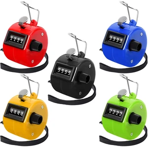 5Pcs Handheld Tally Clicker Counter 4 Digital Number for Sports | School Event Golf Sports Office Stadium, 4 Digital Number Clicker, 5 Pcs Handheld Counter Bulk 5Pcs Handheld Tally Clicker Counter 4 Digital Number for Sports | School Event Golf Sports Office Stadium, 4 Digital Number Clicker, 5 Pcs Handheld Counter Bulk