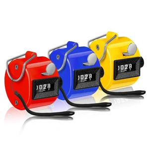 Handheld Clicker Counters - Golf Digital 4-Digit Baseball Finger Click Mechanical Tally Counter with 3pcs Lanyard for Sports Events Coaching Counting Handheld Clicker Counters - Golf Digital 4-Digit Baseball Finger Click Mechanical Tally Counter with 3pcs Lanyard for Sports Events Coaching Counting
