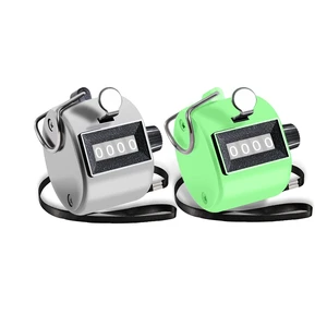2pack Clicker Counter, Hand Tally Counter Number for School Event | 4-Digit Pitch Mechanical Counting, Handheld Pitch Clicker for Row, Lap, Counting, Knitting, Sports & Number Tracking 2pack Clicker Counter, Hand Tally Counter Number for School Event | 4-Digit Pitch Mechanical Counting, Handheld Pitch Clicker for Row, Lap, Counting, Knitting, Sports & Number Tracking
