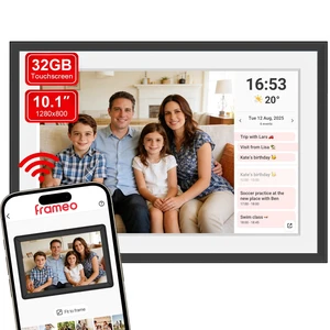 10.1 Inch Smart WiFi Digital Photo Frame Digital Calendar 1280x800 IPS LCD Touch Screen, Auto-Rotate, Share Moments Instantly via from Anywhere 10.1 Inch Smart WiFi Digital Photo Frame Digital Calendar 1280x800 IPS LCD Touch Screen, Auto-Rotate, Share Moments Instantly via from Anywhere