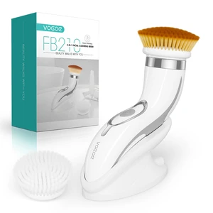 Facial Cleansing Brush-Spin Face Scrubber Exfoliator Rechargeable, 2-Speed Rotation, Electric Face Wash Brushes for Cleansing and Exfoliating, with 2 Brush Heads, Grey Facial Cleansing Brush-Spin Face Scrubber Exfoliator Rechargeable, 2-Speed Rotation, Electric Face Wash Brushes for Cleansing and Exfoliating, with 2 Brush Heads, Grey