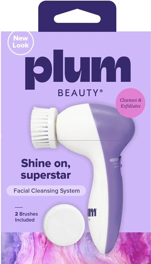 Facial Cleansing System, Face Cleansing Brush with 2 Heads | Facial Exfoliating Tool for Daily Skincare Routine, Face Scrubber Device for Cleansing and Polishing Facial Cleansing System, Face Cleansing Brush with 2 Heads | Facial Exfoliating Tool for Daily Skincare Routine, Face Scrubber Device for Cleansing and Polishing