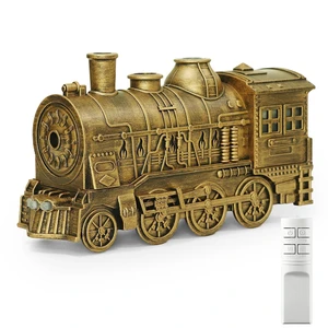 Train Diffuser 300ML Essential Oil Diffuser Cool Mist Humidifier Aroma Diffuser,2 Color Light 2 Mist Modes,3-in-1 Vintage Steam Train Diffuser Humidifier with Remote Control,Home Decor & Gift (Copper) Train Diffuser 300ML Essential Oil Diffuser Cool Mist Humidifier Aroma Diffuser,2 Color Light 2 Mist Modes,3-in-1 Vintage Steam Train Diffuser Humidifier with Remote Control,Home Decor & Gift (Copper)