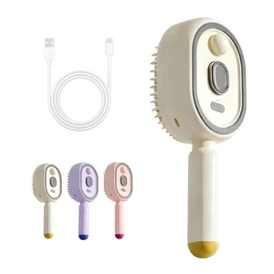 Electric Steam Brush for Hair, 2026 New Rechargeable Steam Hair Straightener Brush, Electric Hair Brush for Women, Reduces Frizz and Anti-Tangle, Anti-Static (White) Electric Steam Brush for Hair, 2026 New Rechargeable Steam Hair Straightener Brush, Electric Hair Brush for Women, Reduces Frizz and Anti-Tangle, Anti-Static (White)