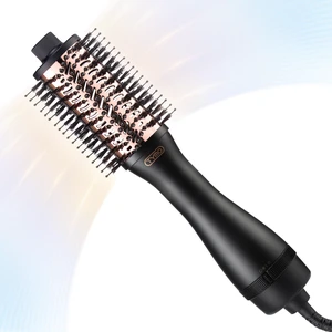 Hair Dryer Brush Blow Dryer Brush in One, 4 in 1 Hairdryer and Styler | Volumizer with Oval Titanium Barrel, Ionic Hot Air Straightener for Smooth Frizz-Free Salon Blowout, Gold, 2 Inch Hair Dryer Brush Blow Dryer Brush in One, 4 in 1 Hairdryer and Styler | Volumizer with Oval Titanium Barrel, Ionic Hot Air Straightener for Smooth Frizz-Free Salon Blowout, Gold, 2 Inch