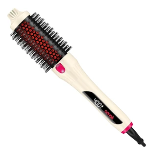 InfinitiPRO Infrared Thermal Brush, Dry-Hair Styling, 1.5, Cream | Infrared heated round brush, 1.5" barrel w/ ceramic coating for volume & styling, heated blow out brush for everyday blowouts InfinitiPRO Infrared Thermal Brush, Dry-Hair Styling, 1.5, Cream | Infrared heated round brush, 1.5" barrel w/ ceramic coating for volume & styling, heated blow out brush for everyday blowouts