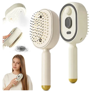 Electric Spray Air Cushion Massage Comb, 3-in-1 Electric Spray Hair Brush | 2026 Upgrade Steam Mist Straightening Comb, Nano-Mist Hydration & Scalp Electric Steam Brush for Dry Frizzy Hair-Beige Electric Spray Air Cushion Massage Comb, 3-in-1 Electric Spray Hair Brush | 2026 Upgrade Steam Mist Straightening Comb, Nano-Mist Hydration & Scalp Electric Steam Brush for Dry Frizzy Hair-Beige