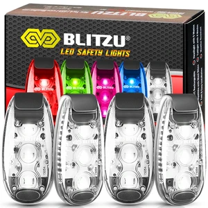 LED Safety Lights 4 Pack,Clip On High Visibility Strobe Light for Walk Run | Night Safety Gear,Reflective Accessory, Lightweight & Portable, Waterproof, Outdoor, Work, Walking, Running, Hiking,Cycling LED Safety Lights 4 Pack,Clip On High Visibility Strobe Light for Walk Run | Night Safety Gear,Reflective Accessory, Lightweight & Portable, Waterproof, Outdoor, Work, Walking, Running, Hiking,Cycling