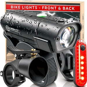 BX500-BEL 3 in 1 Bike Light & Bell Set - Powerful USB-C Bike Lights Front & Back - New 500 Lumens LED - Bicycle Headlight & Taillight Set USBC Rechargeable Waterproof - Safety for Night Riding BX500-BEL 3 in 1 Bike Light & Bell Set - Powerful USB-C Bike Lights Front & Back - New 500 Lumens LED - Bicycle Headlight & Taillight Set USBC Rechargeable Waterproof - Safety for Night Riding