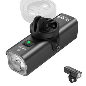 CL600 Bike Lights for Night Riding,Compatible with Garmin/GoPro Mount,600 Lumen Bike Headlight,2600mAh Rechargeable Battery,Waterproof Bike Front Light for Commuter Cyclists-Fits All Bikes CL600 Bike Lights for Night Riding,Compatible with Garmin/GoPro Mount,600 Lumen Bike Headlight,2600mAh Rechargeable Battery,Waterproof Bike Front Light for Commuter Cyclists-Fits All Bikes